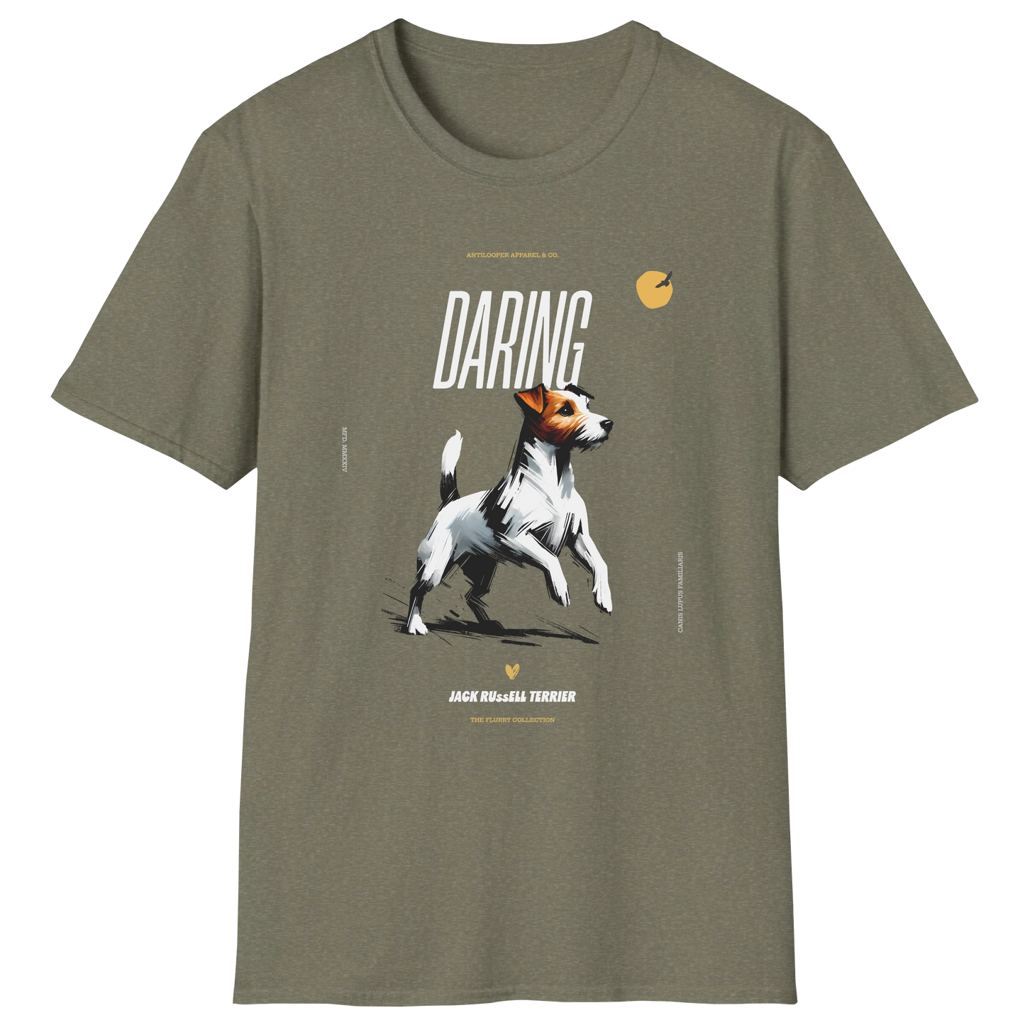 flatlay-flurry-jack_russell_terrier-t_shirt-heather_military_green