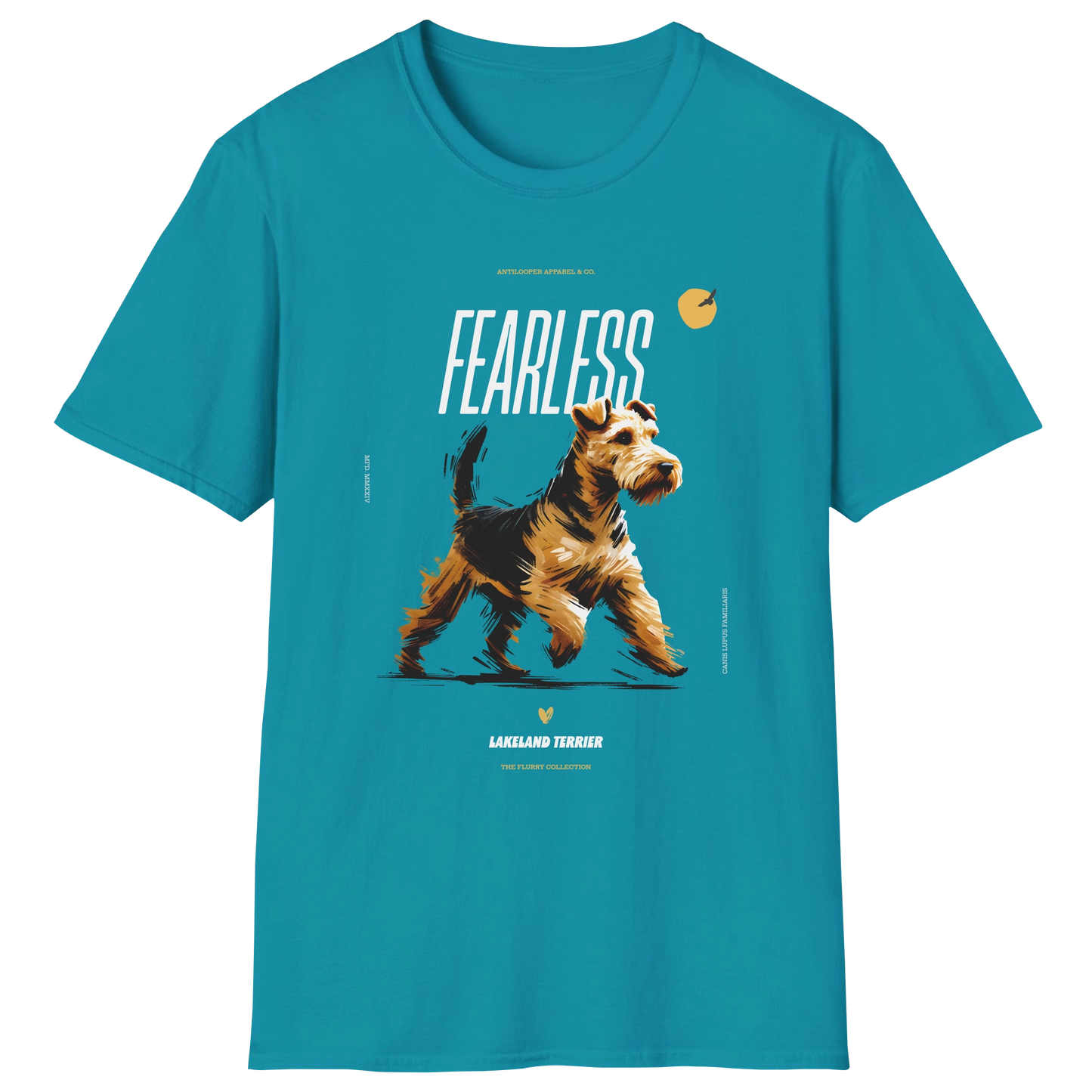 flatlay-flurry-lakeland_terrier-t_shirt-tropical_blue