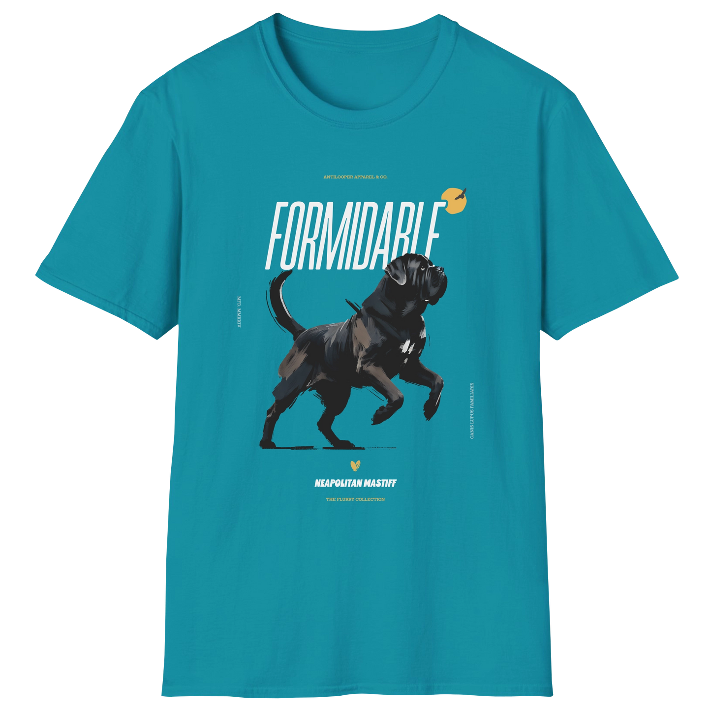 flatlay-flurry-neapolitan_mastiff-t_shirt-tropical_blue