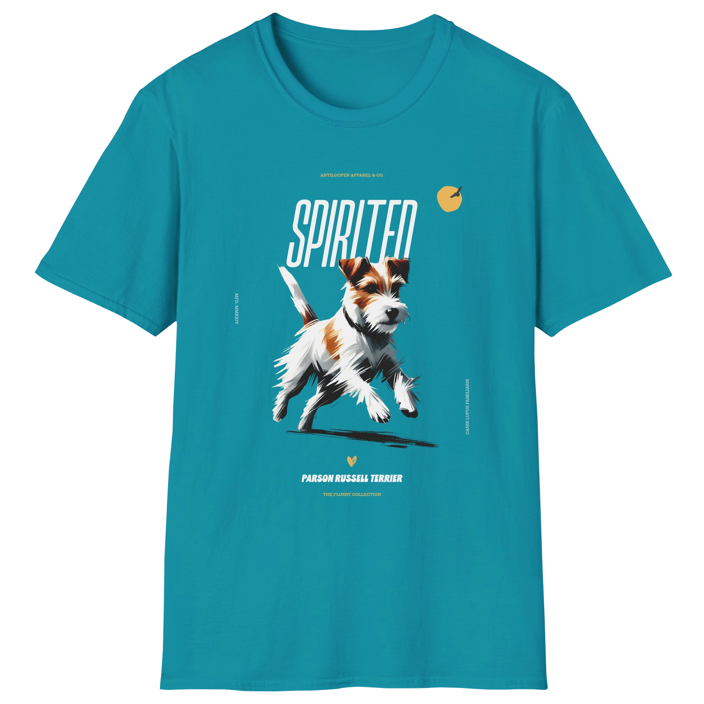 flatlay-flurry-parson_russell_terrier-t_shirt-tropical_blue