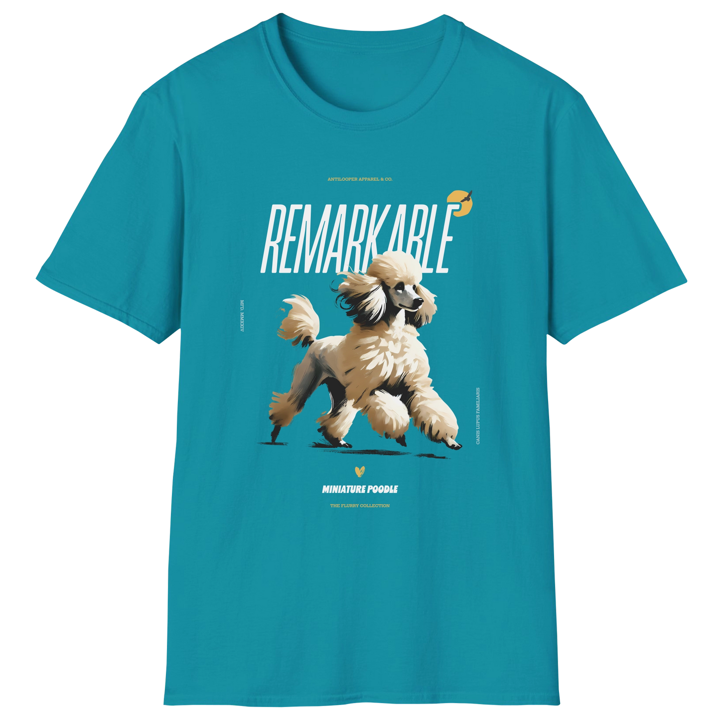 flatlay-flurry-poodle+miniature-t_shirt-tropical_blue