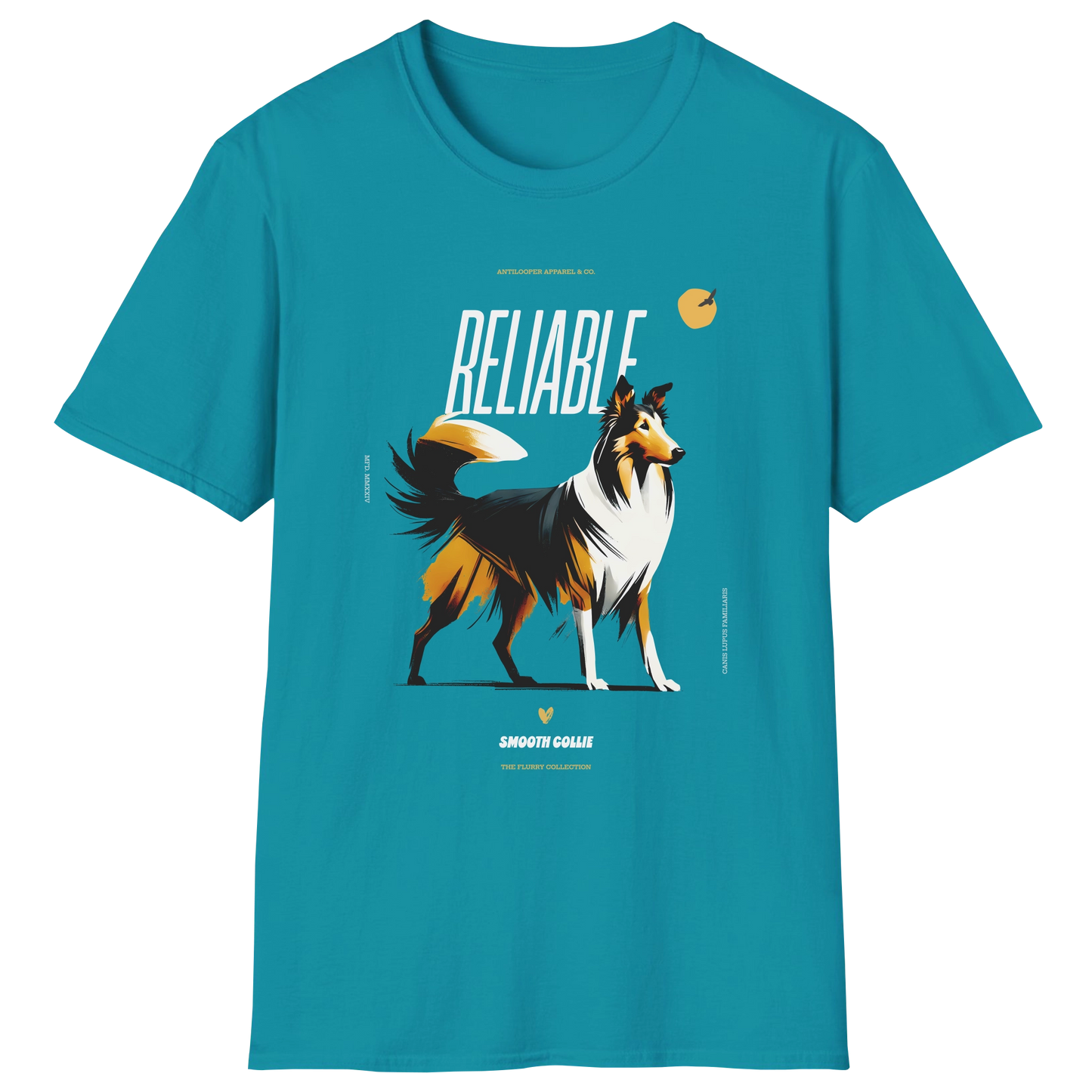 flatlay-flurry-smooth_collie-t_shirt-tropical_blue