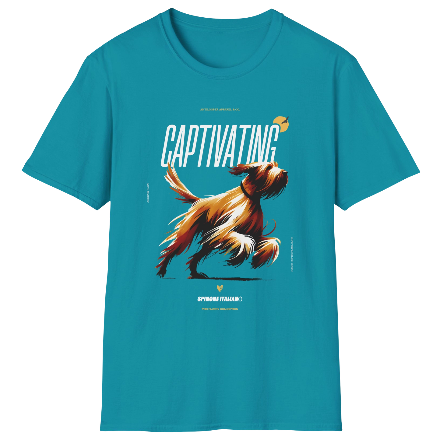 flatlay-flurry-spinone_italiano-t_shirt-tropical_blue