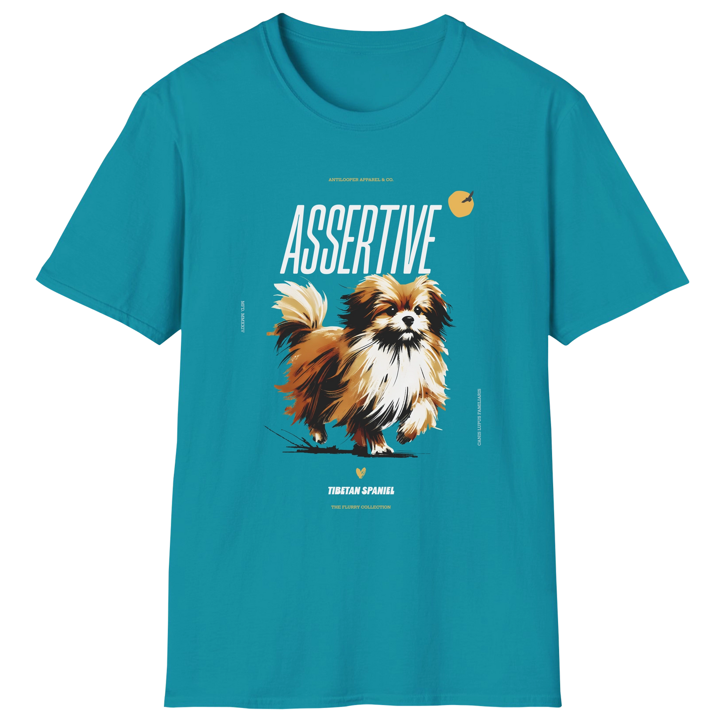 flatlay-flurry-tibetan_spaniel-t_shirt-tropical_blue