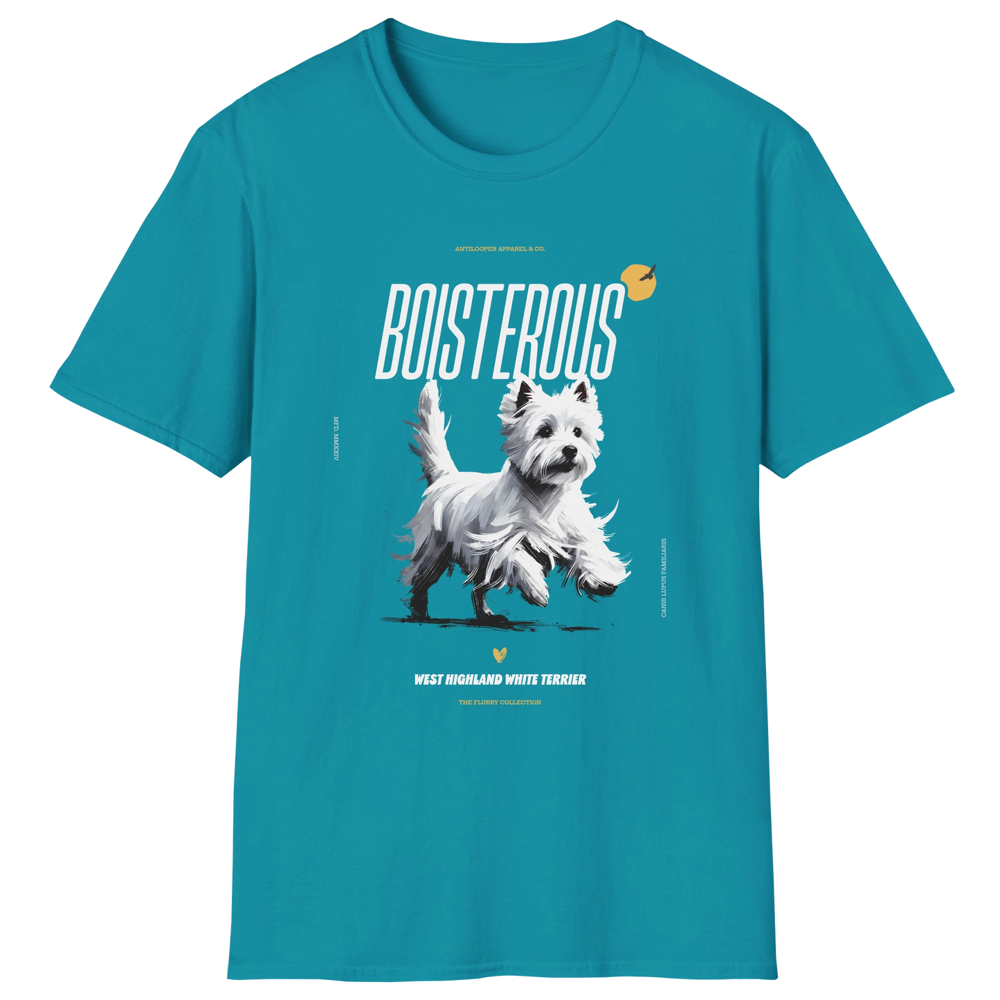 flatlay-flurry-west_highland_white_terrier-t_shirt-tropical_blue