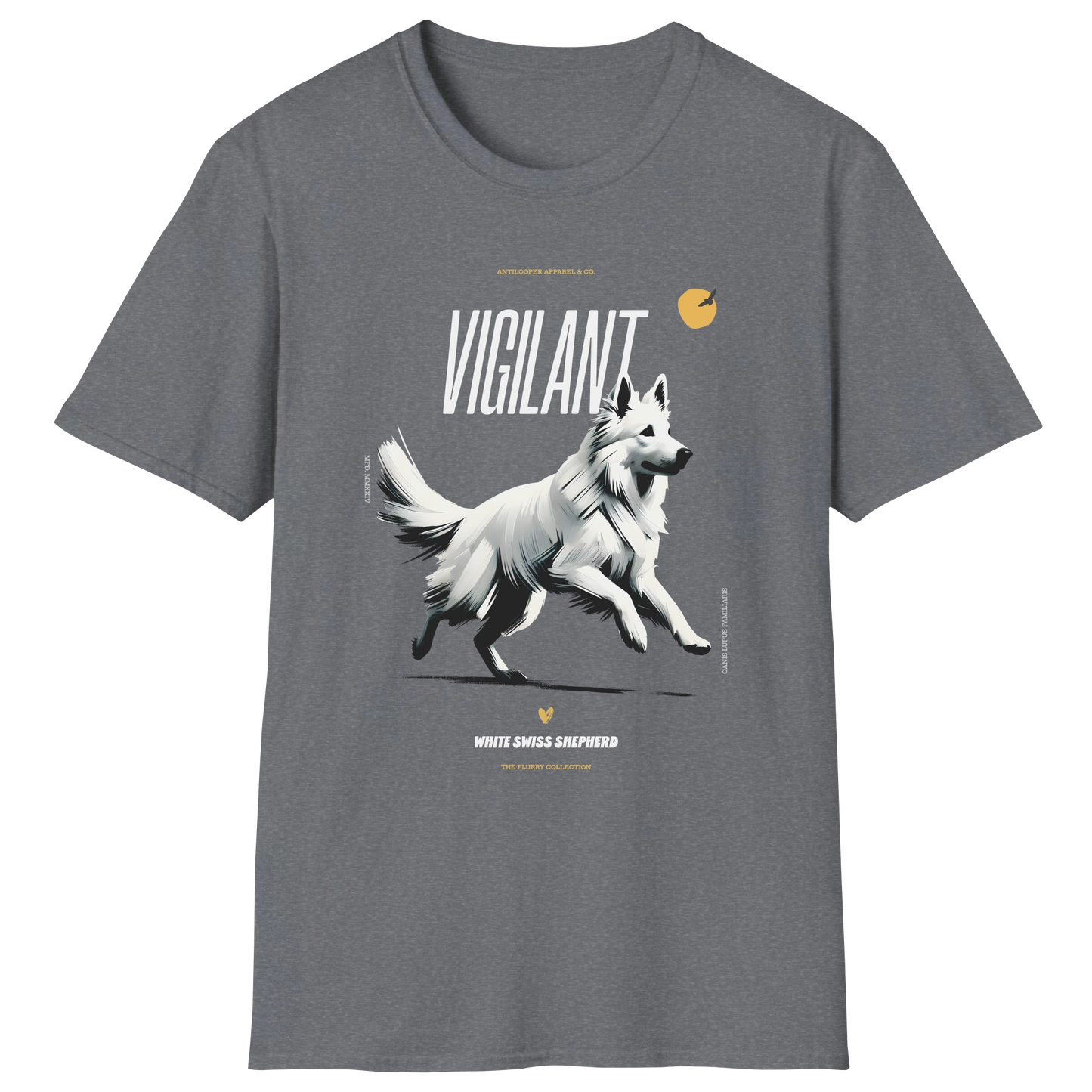 flatlay-flurry-white_swiss_shepherd-t_shirt-graphite_heather