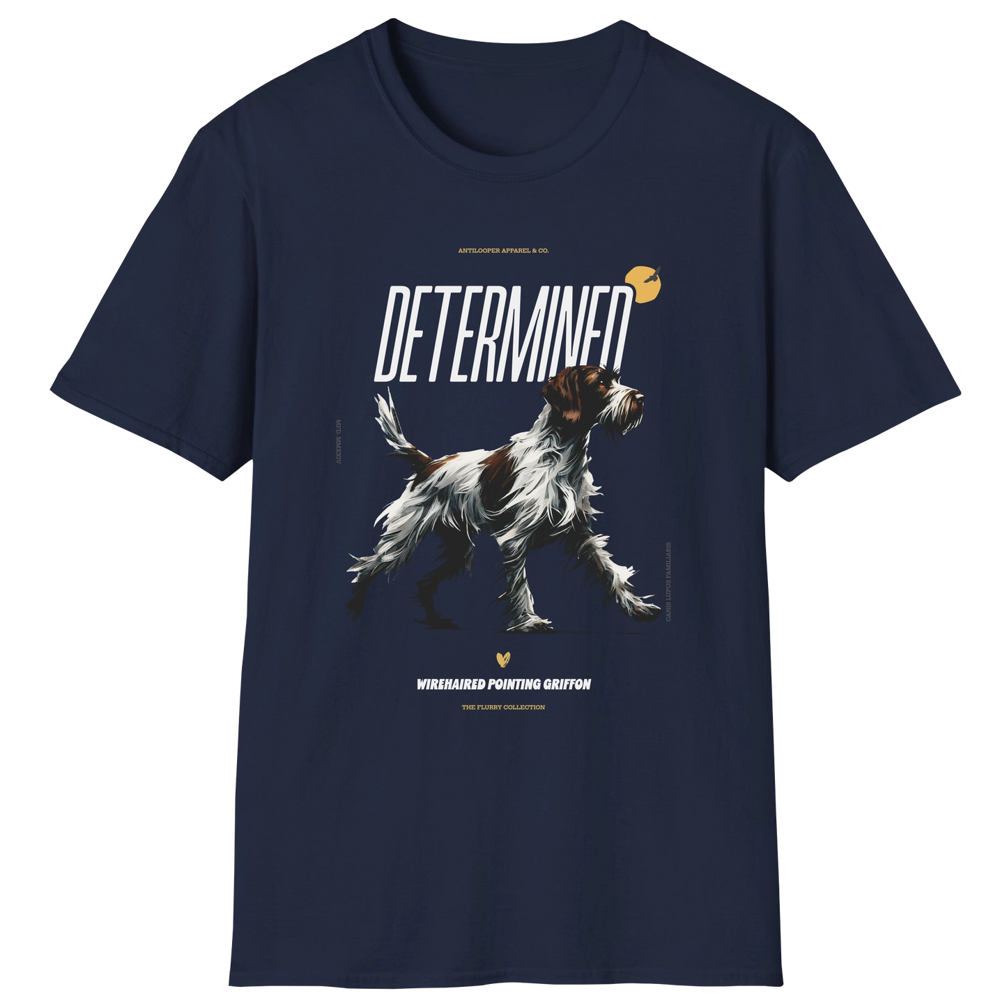 flatlay-flurry-wirehaired_pointing_griffon-t_shirt-navy