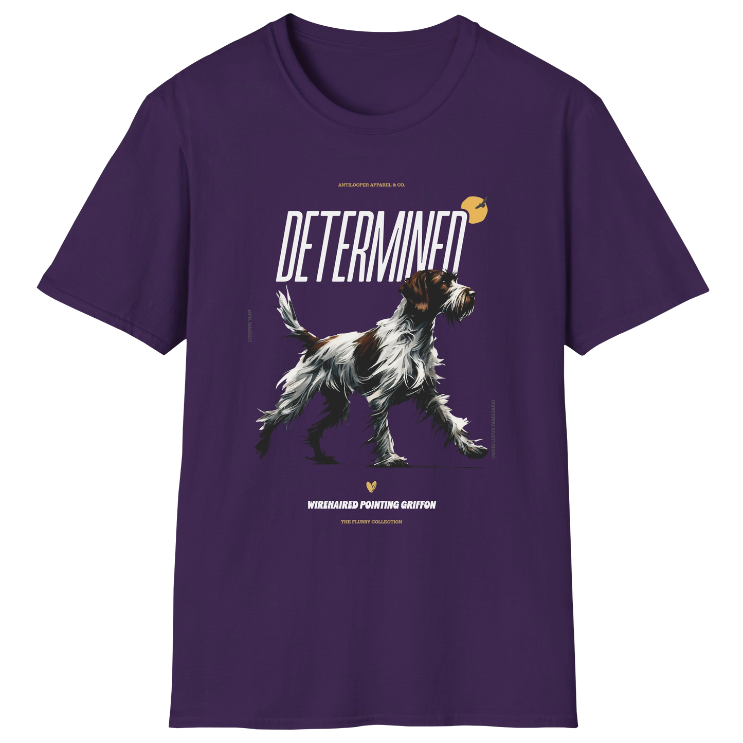 flatlay-flurry-wirehaired_pointing_griffon-t_shirt-purple