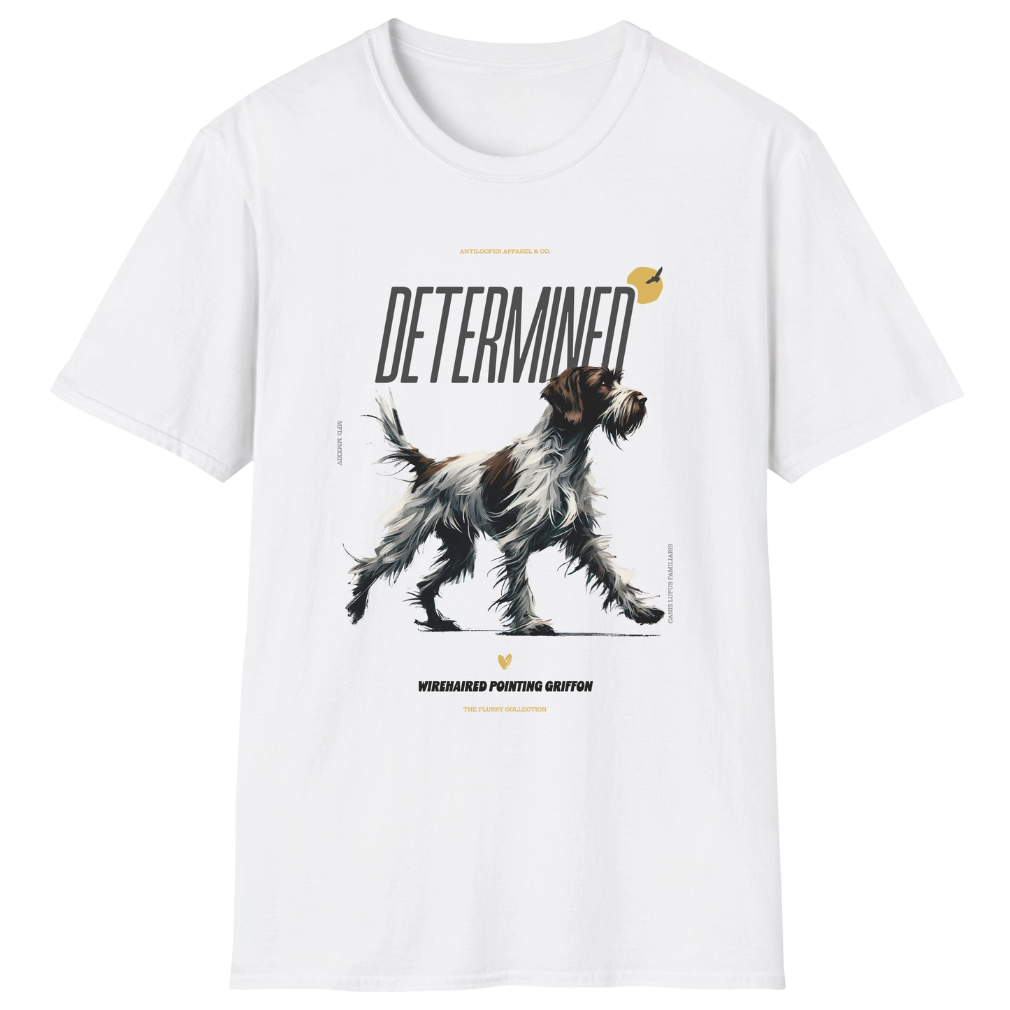 flatlay-flurry-wirehaired_pointing_griffon-t_shirt-white