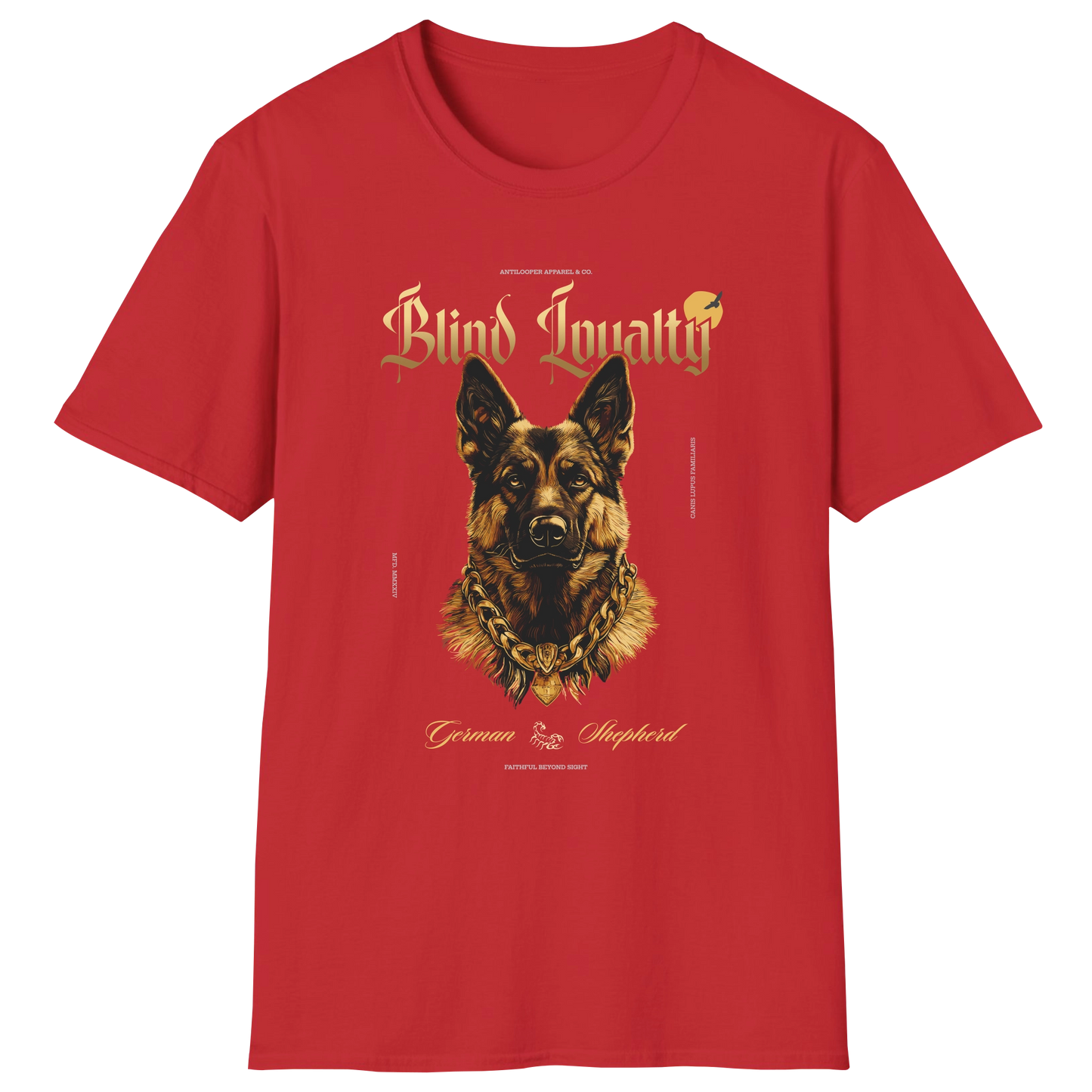 flatlay-german_shepherd-blind_loyalty-t_shirt-red