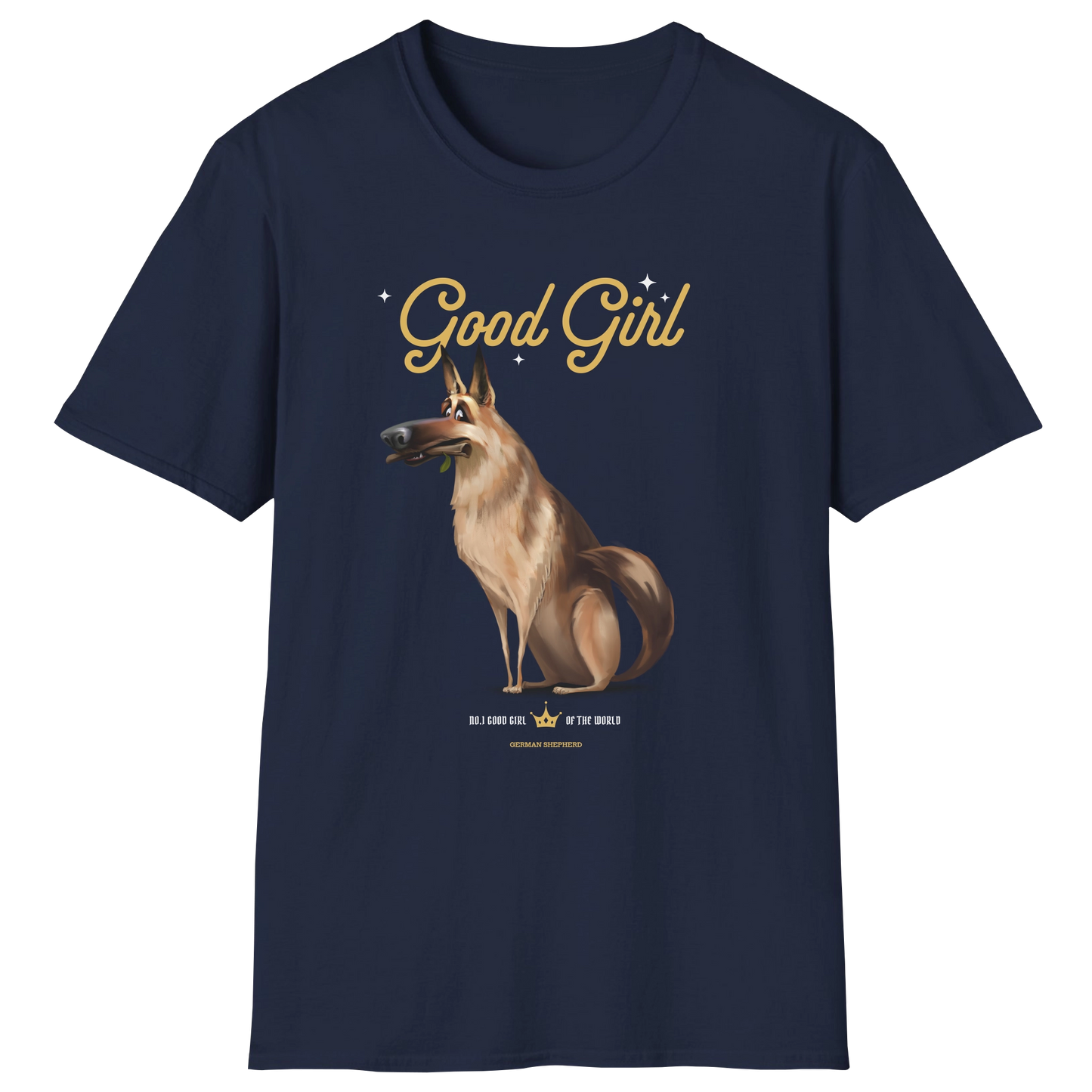 flatlay-german_shepherd-good_girl-t_shirt-navy