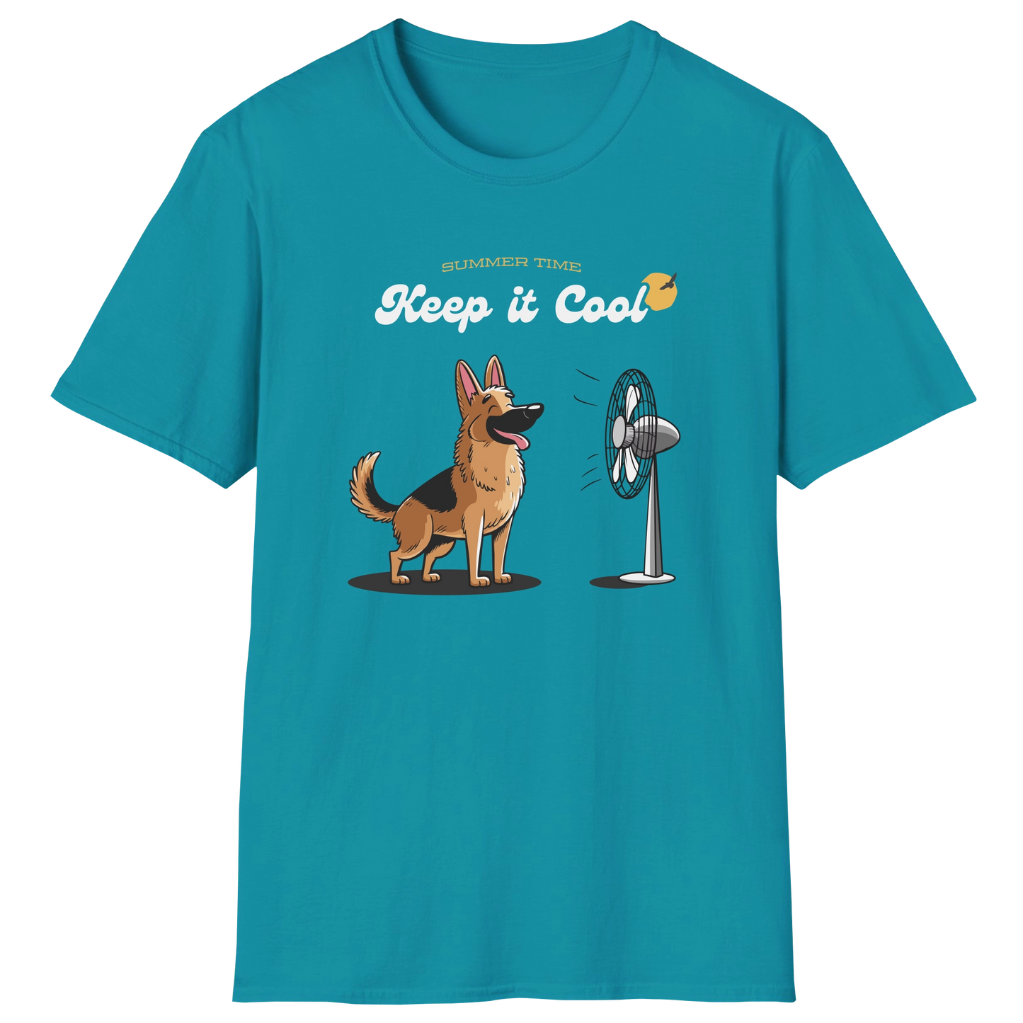 flatlay-german_shepherd-keep_it_cool-t_shirt-tropical_blue