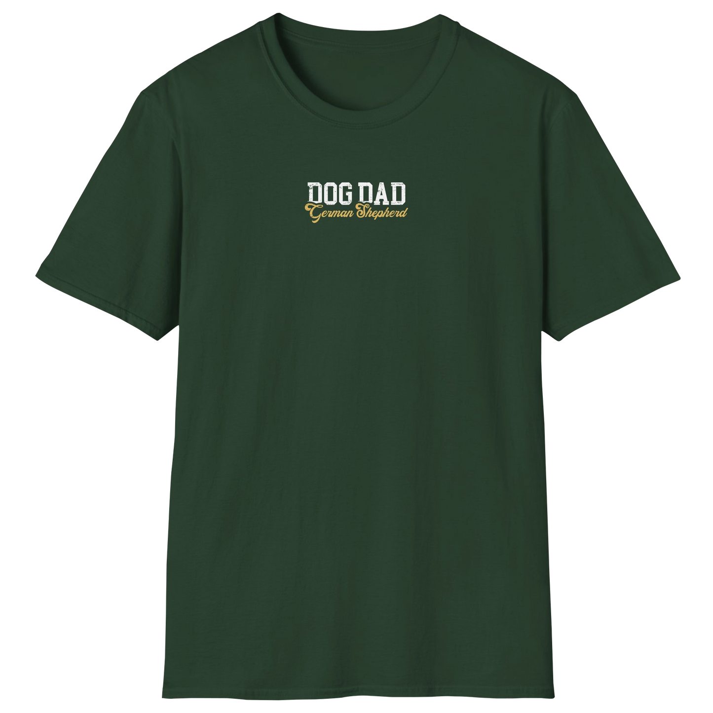 flatlay-german_shepherd-mini_dog_dad-t_shirt-forest_green