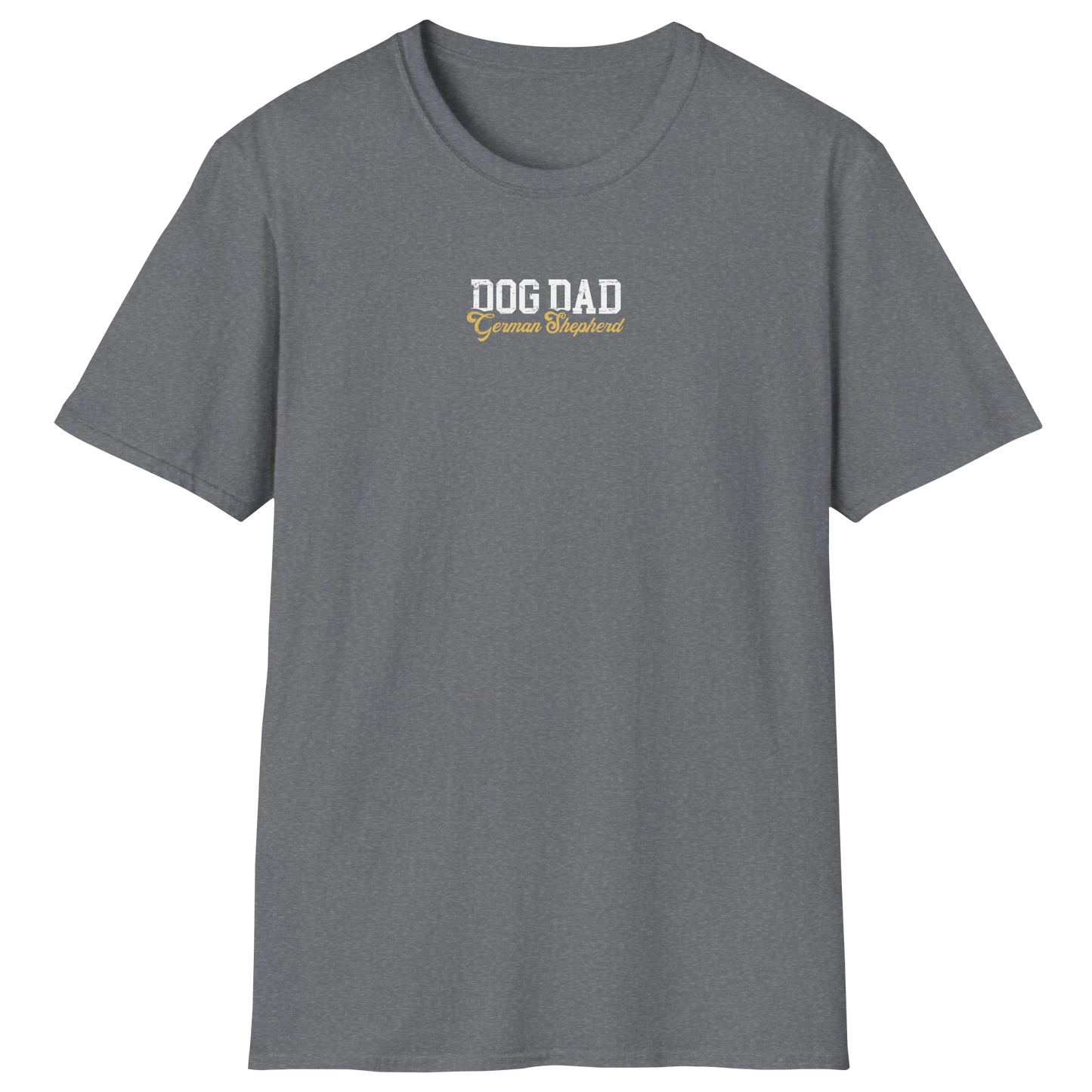 flatlay-german_shepherd-mini_dog_dad-t_shirt-graphite_heather