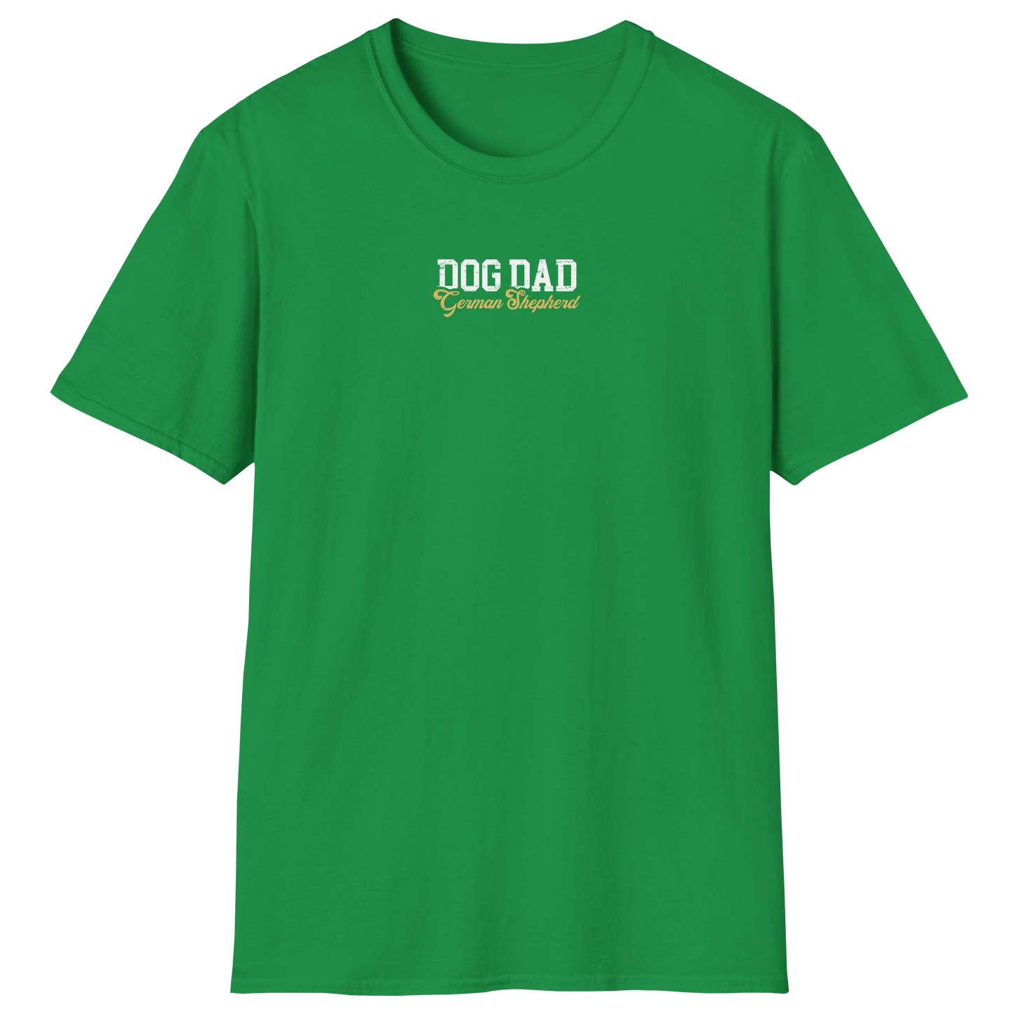 flatlay-german_shepherd-mini_dog_dad-t_shirt-irish_green