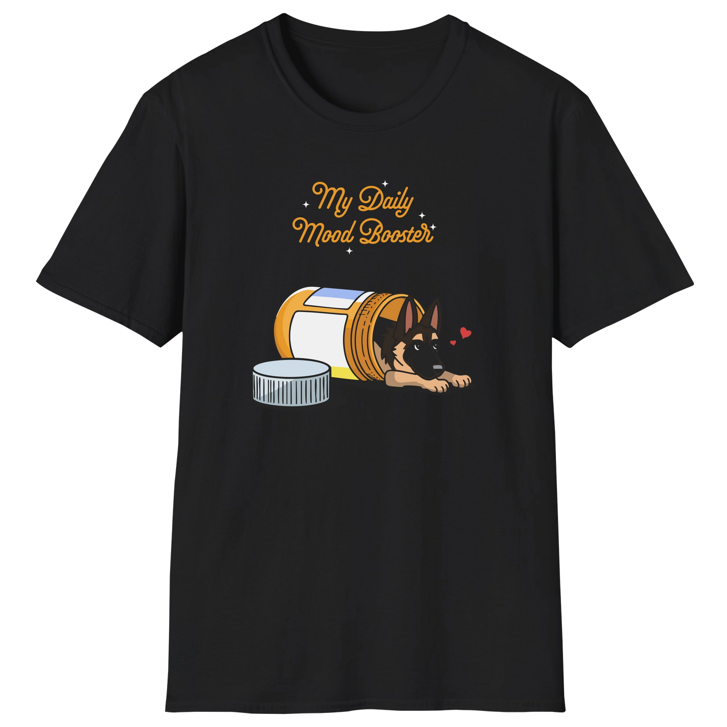 flatlay-german_shepherd-mood_booster-t_shirt-black