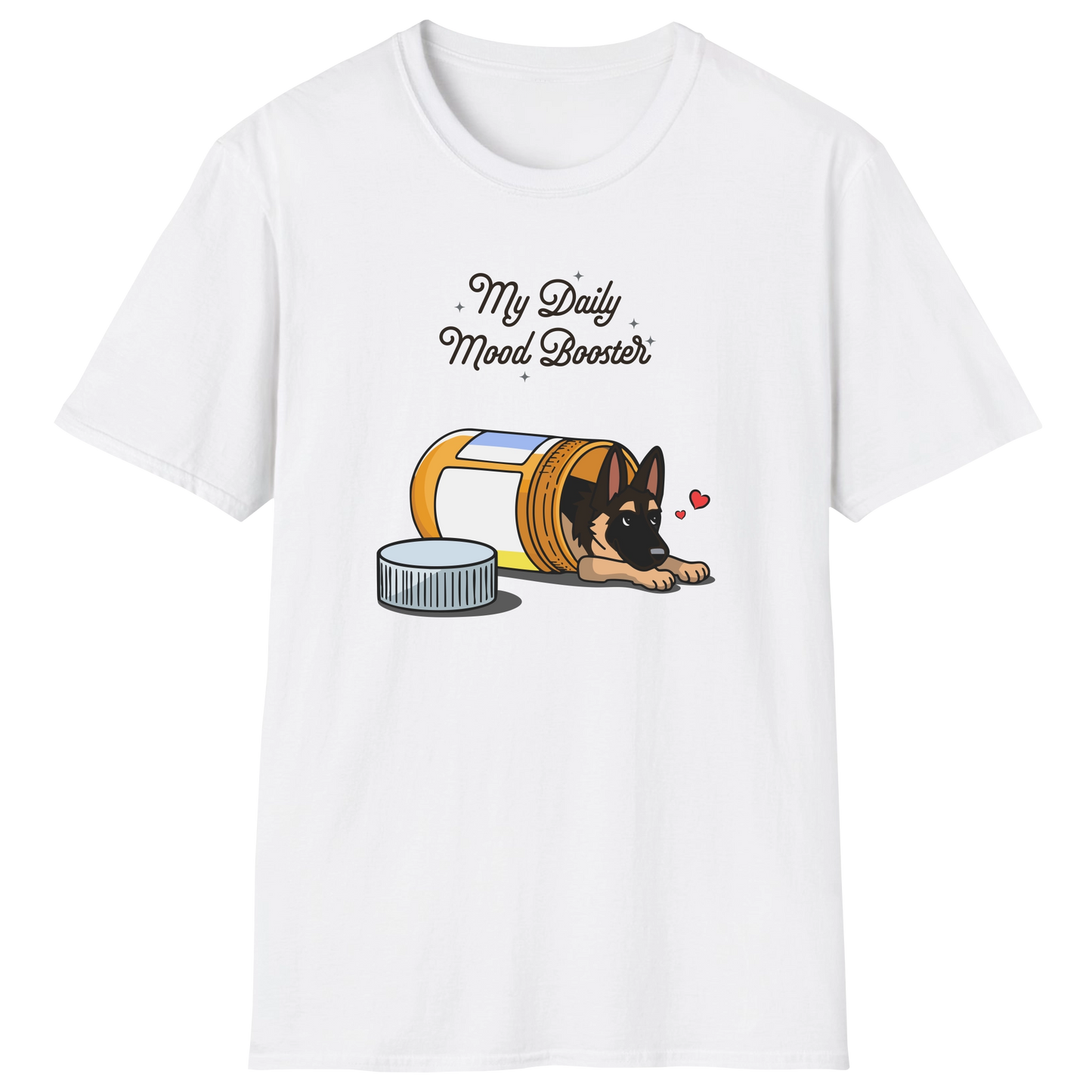 flatlay-german_shepherd-mood_booster-t_shirt-white