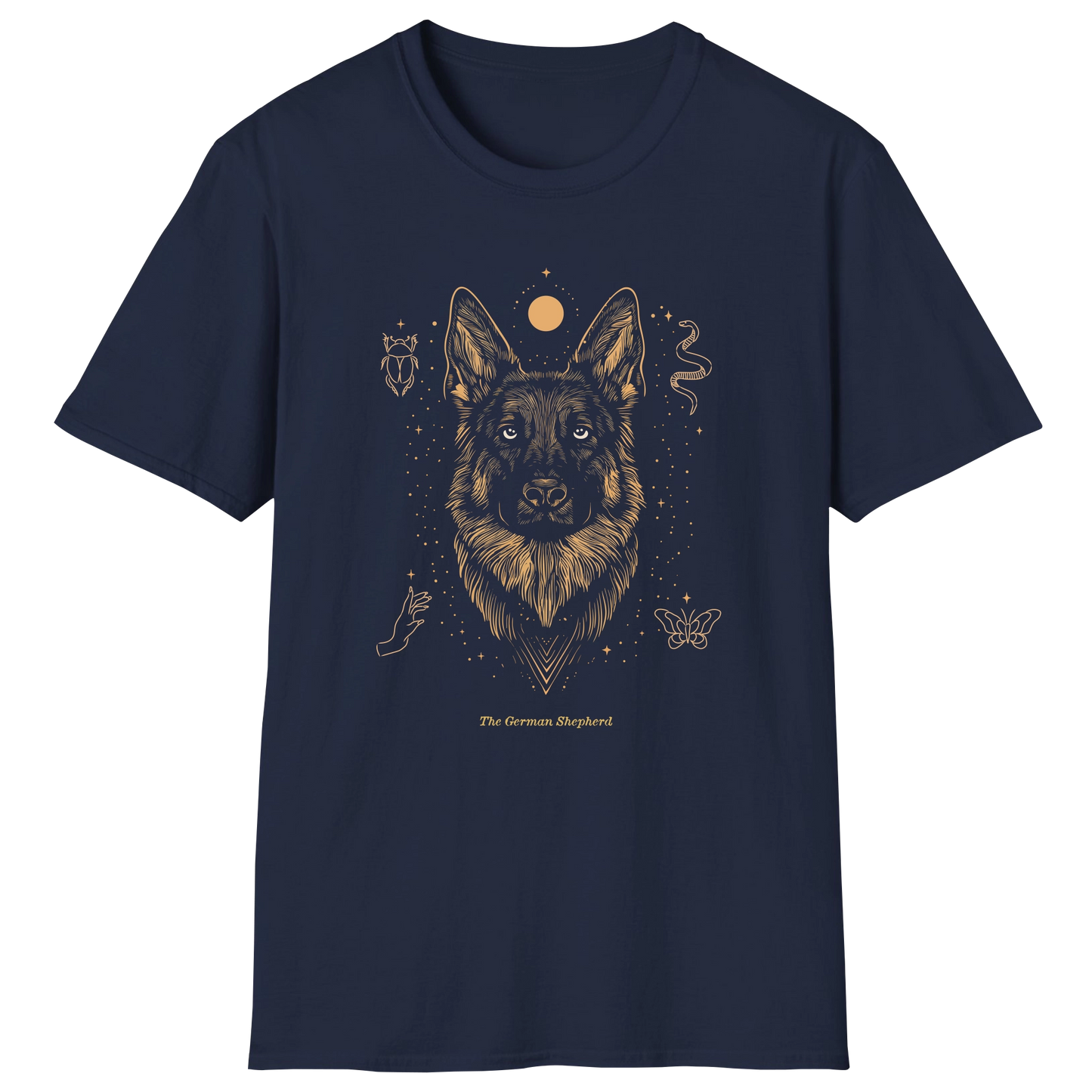 flatlay-german_shepherd-mystic-t_shirt-navy
