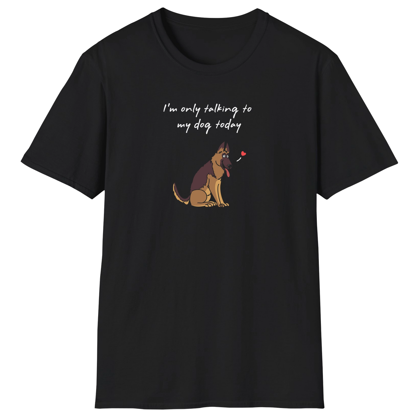 flatlay-german_shepherd-only_talking-t_shirt-black