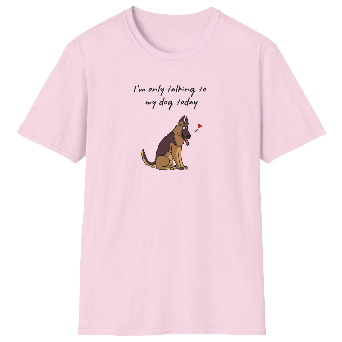 flatlay-german_shepherd-only_talking-t_shirt-light_pink