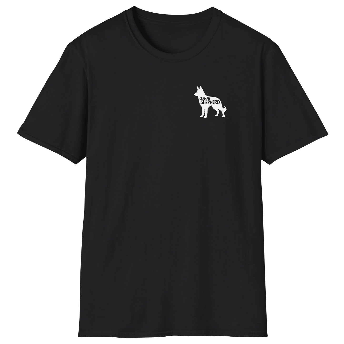 flatlay-german_shepherd-pocket_silhouette-t_shirt-black