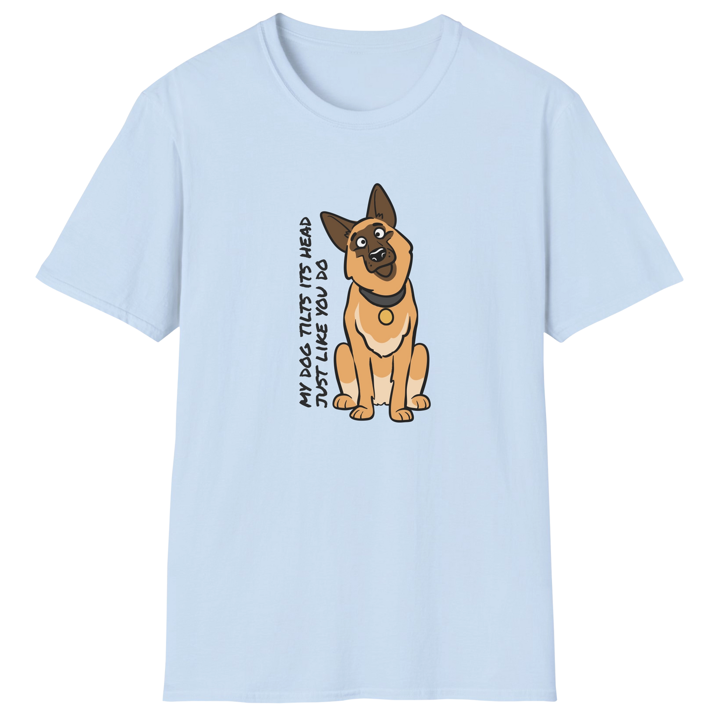 flatlay-german_shepherd-tilt_like_you-t_shirt-light_blue
