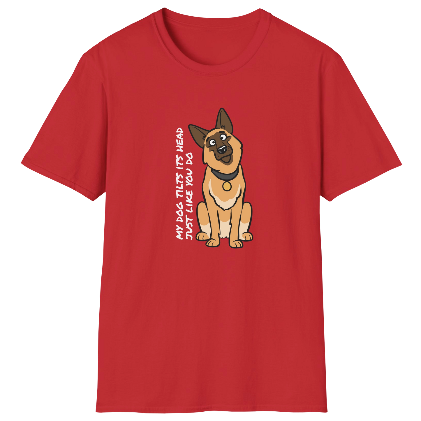 flatlay-german_shepherd-tilt_like_you-t_shirt-red