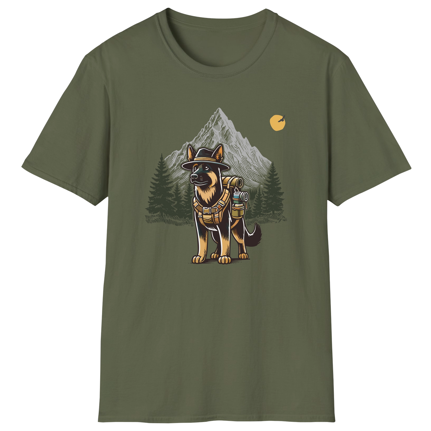 flatlay-german_shepherd-trailblazer-t_shirt-military_green