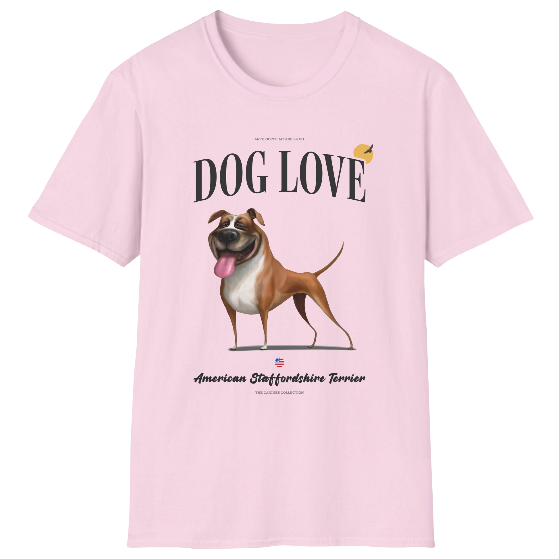 flatlay-canines-american_staffordshire_terrier-brown_white-dog_love-t_shirt-light_pink