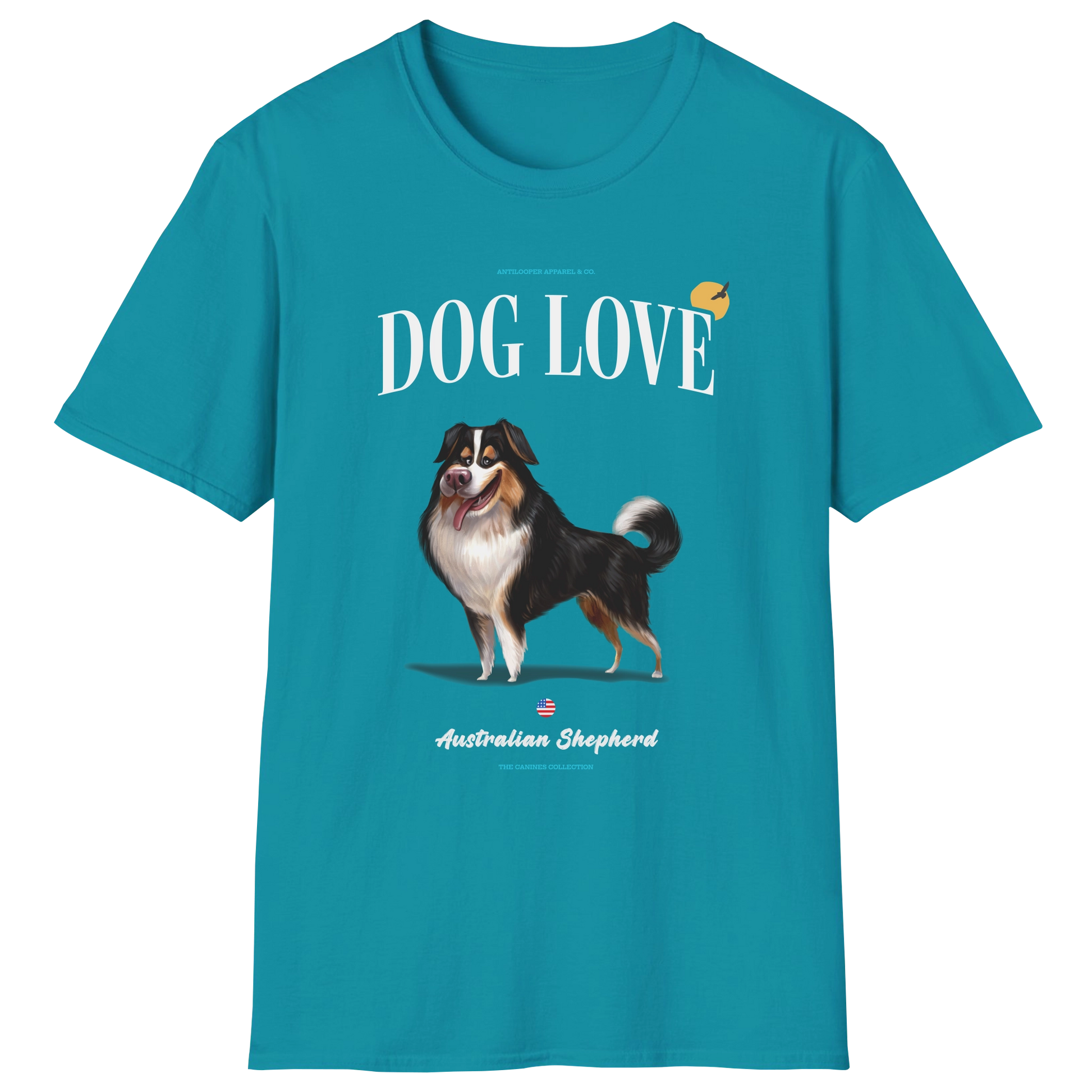 flatlay-canines-australian_shepherd-black-dog_love-t_shirt-tropical_blue