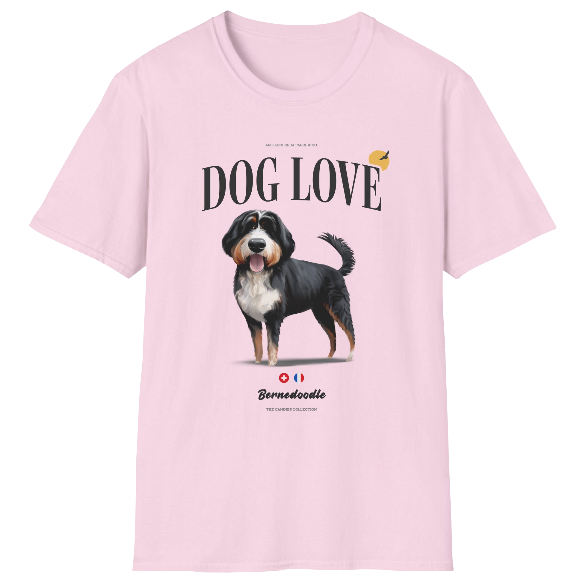 flatlay-canines-bernedoodle-tricolor-dog_love-t_shirt-light_pink