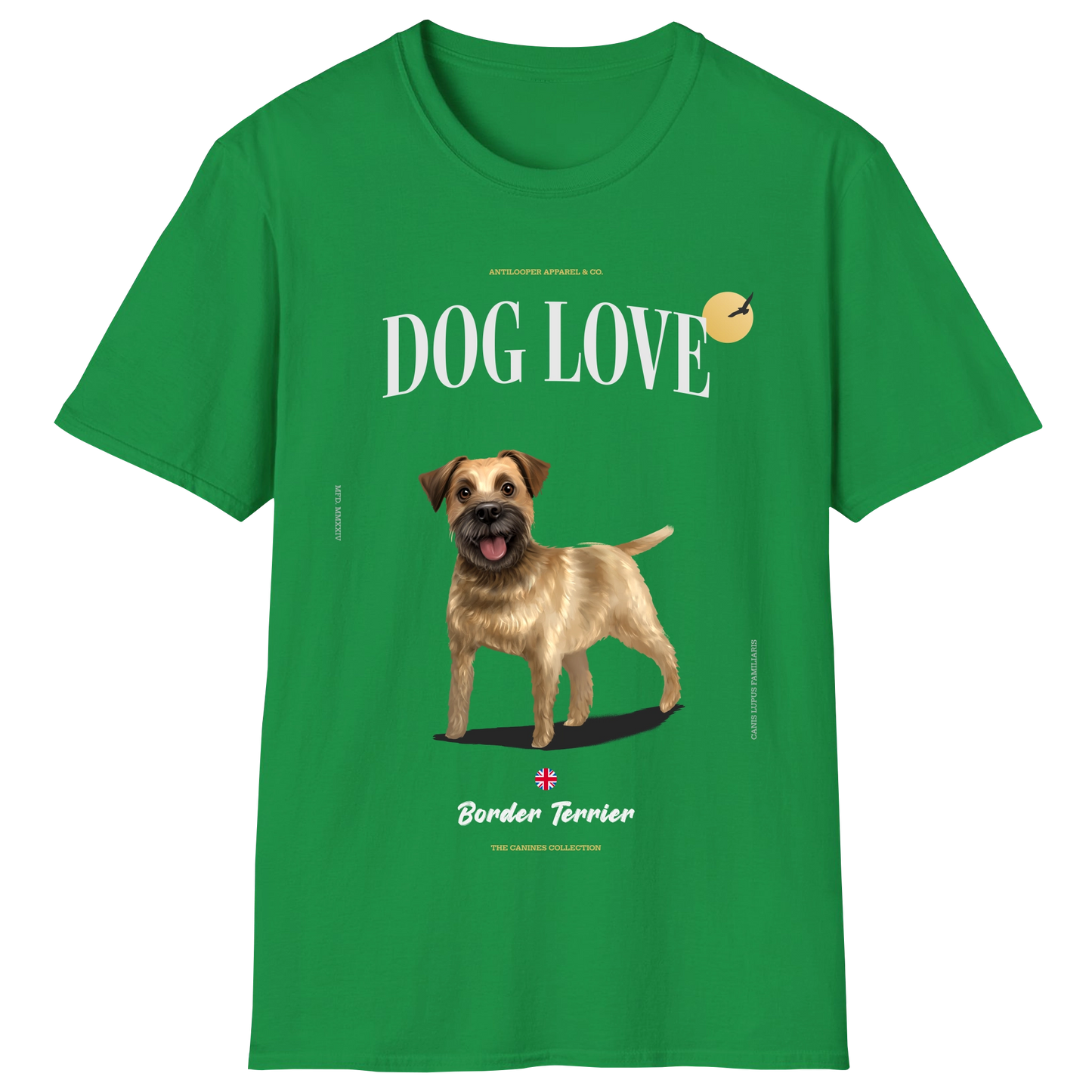 flatlay-canines-border_terrier-grizzle_tan-irish_green