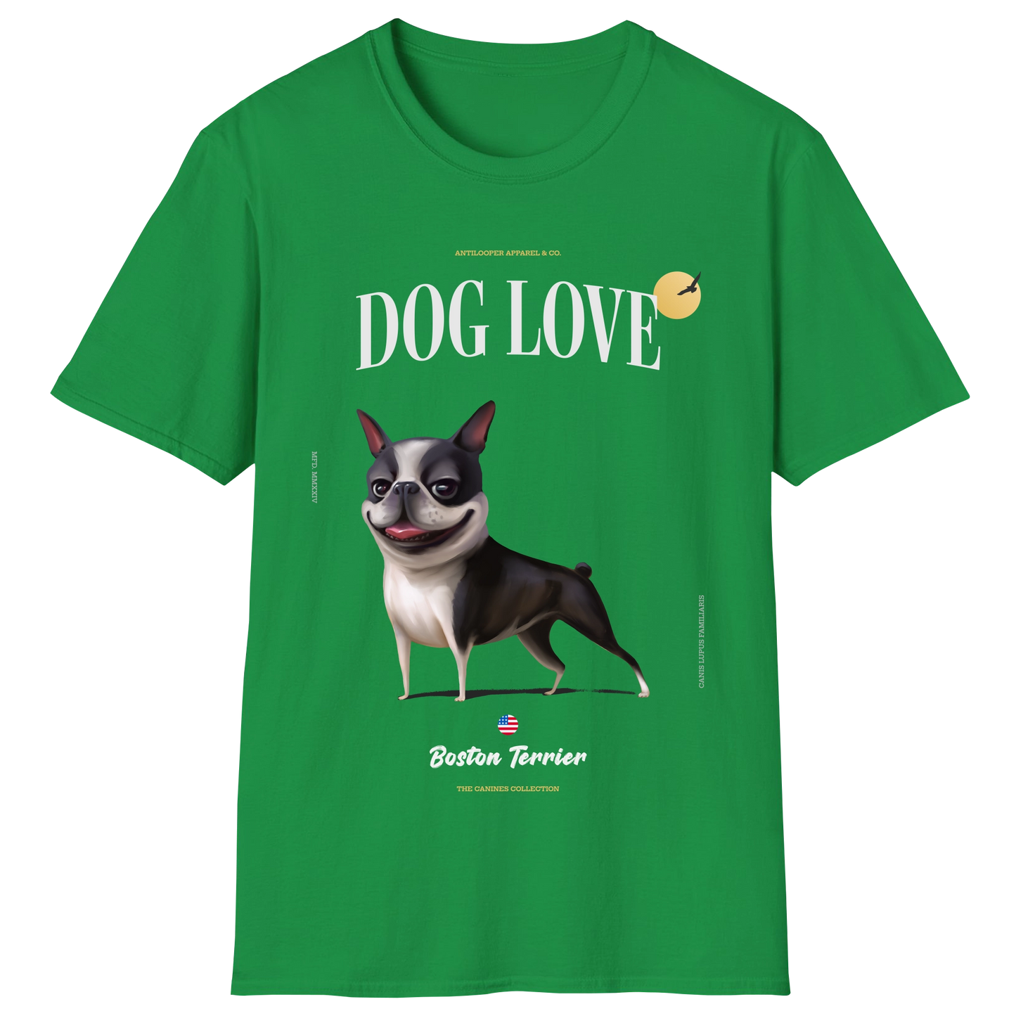 flatlay-canines-boston_terrier-black_white-irish_green