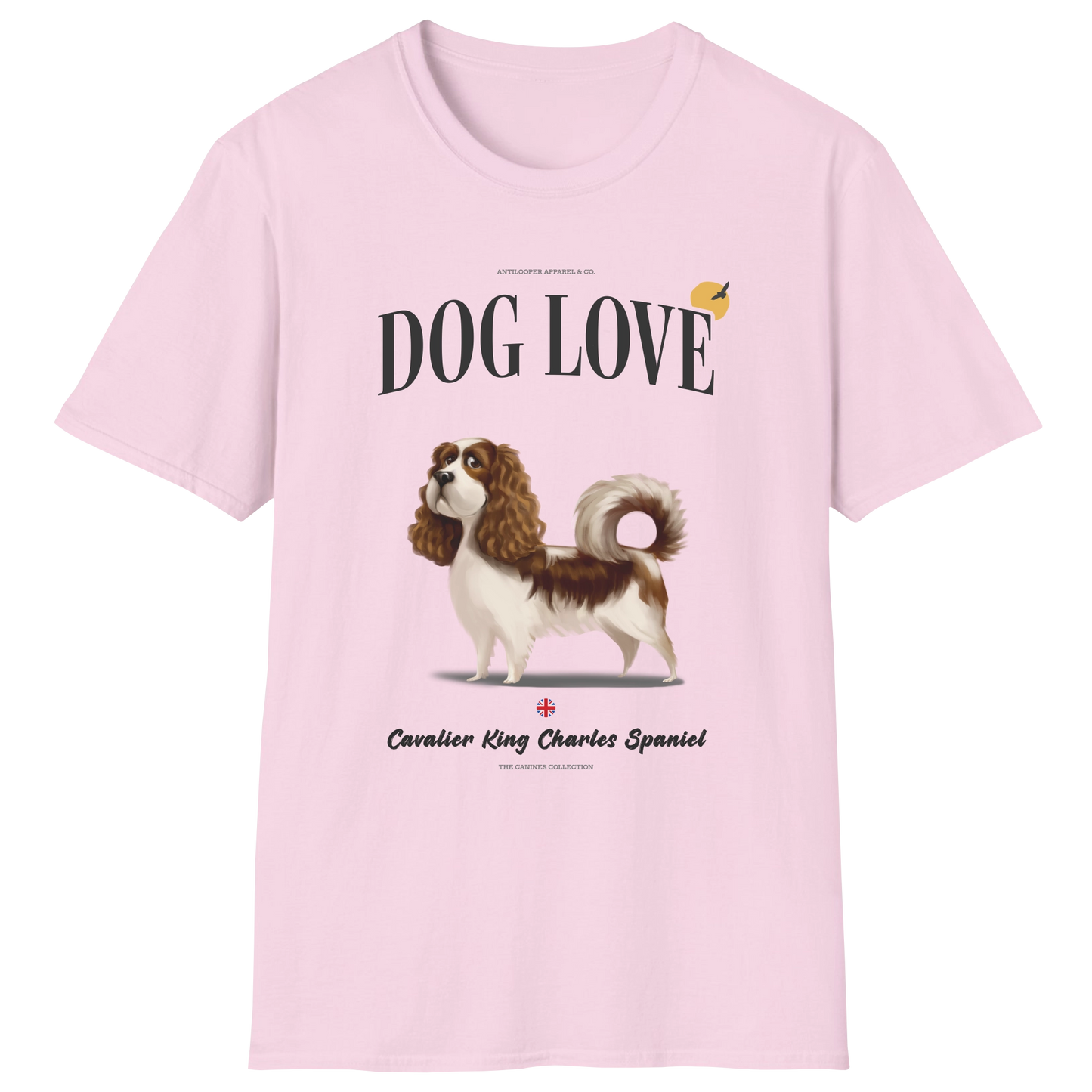 flatlay-canines-cavalier_king_charles_spaniel-blenheim-dog_love-t_shirt-light_pink