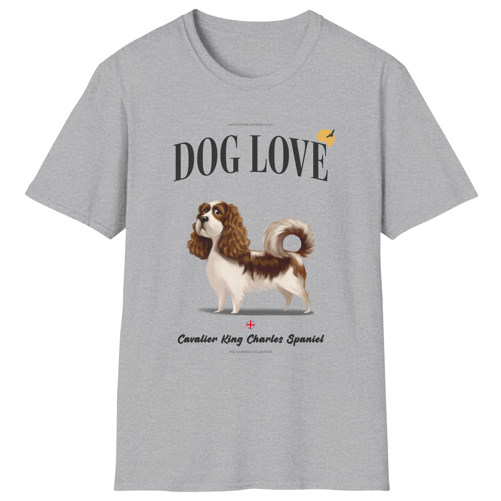 flatlay-canines-cavalier_king_charles_spaniel-blenheim-dog_love-t_shirt-sport_grey