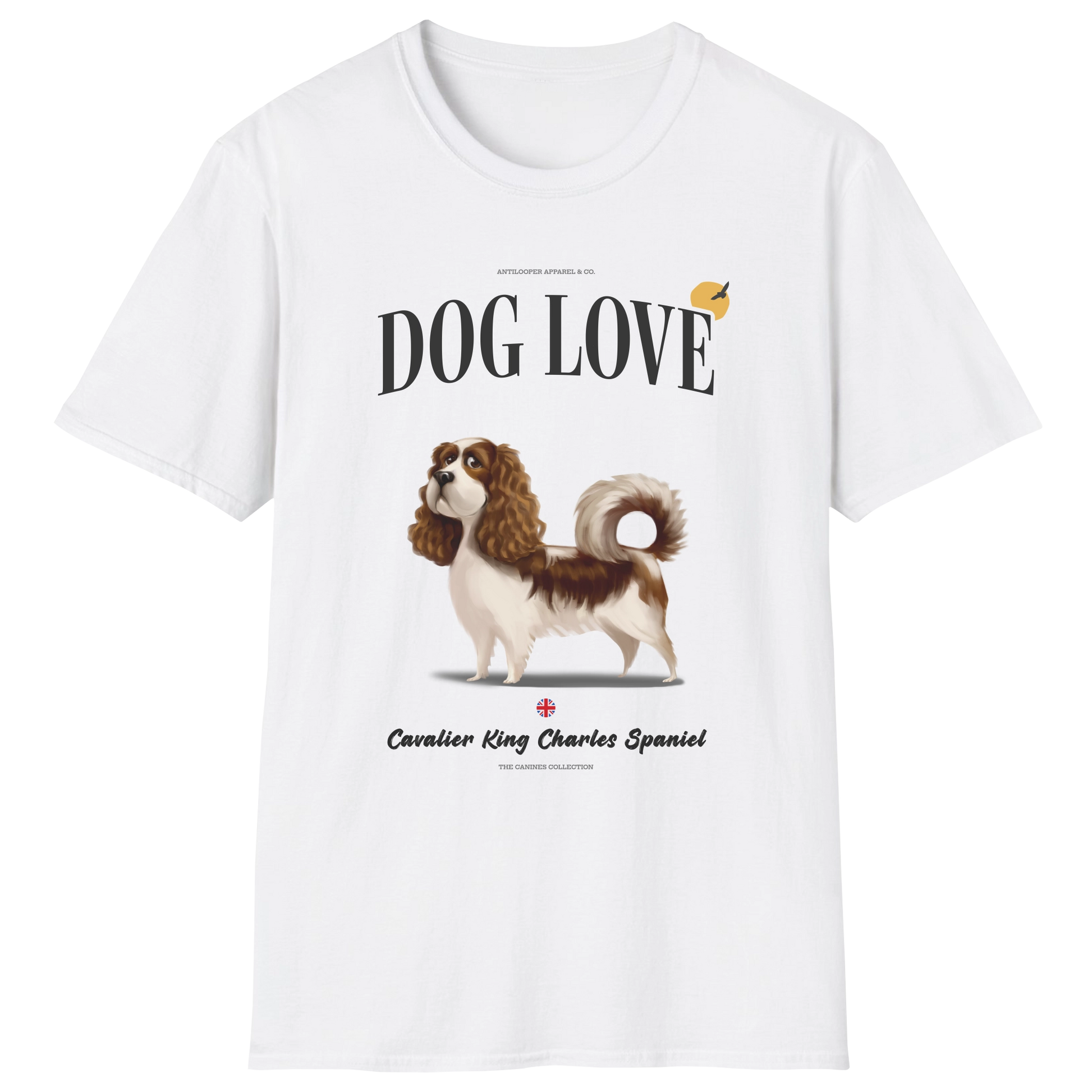 flatlay-canines-cavalier_king_charles_spaniel-blenheim-dog_love-t_shirt-white