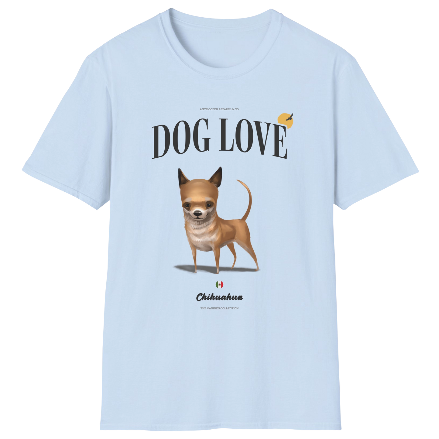 flatlay-canines-chihuahua+apple_head-fawn-dog_love-t_shirt-light_blue