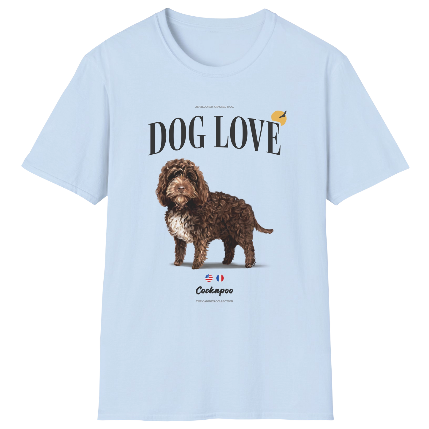 flatlay-canines-cockapoo-chocolate_white-dog_love-t_shirt-light_blue