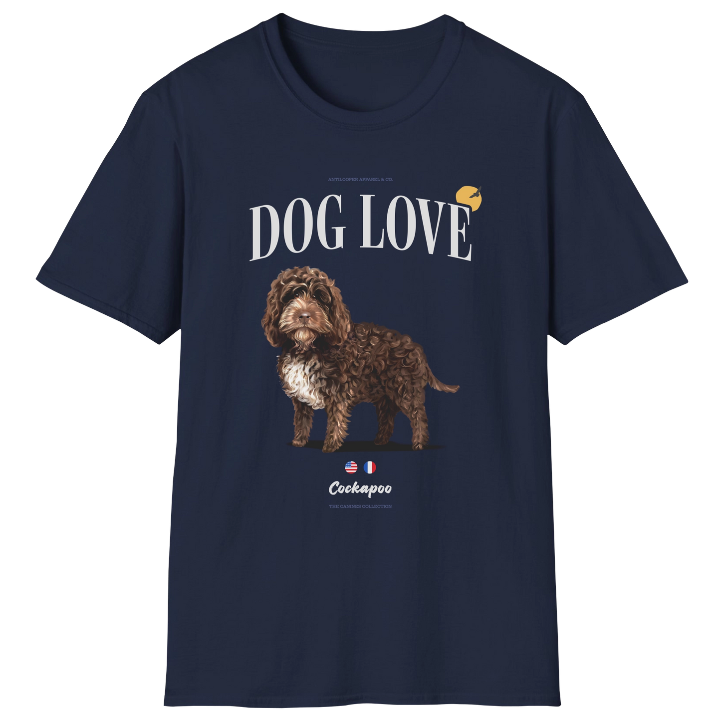 flatlay-canines-cockapoo-chocolate_white-dog_love-t_shirt-navy