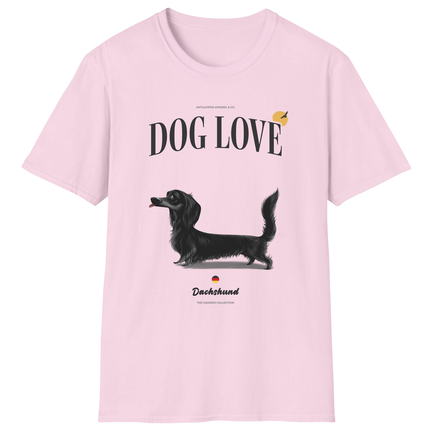flatlay-canines-dachshund-black-long_haired-dog_love-t_shirt-light_pink