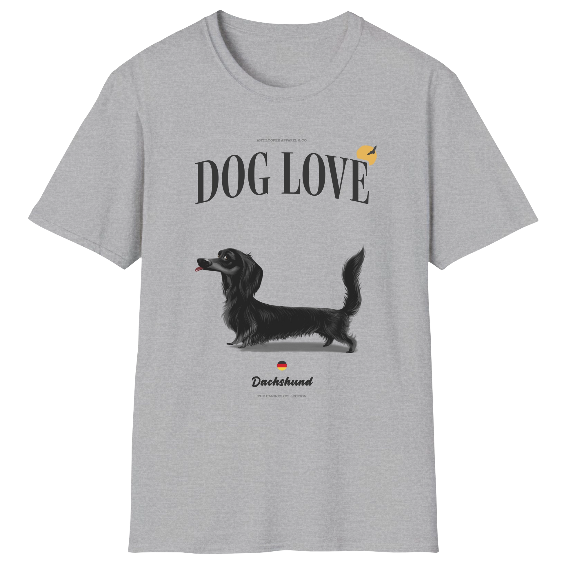 flatlay-canines-dachshund-black-long_haired-dog_love-t_shirt-sport_grey
