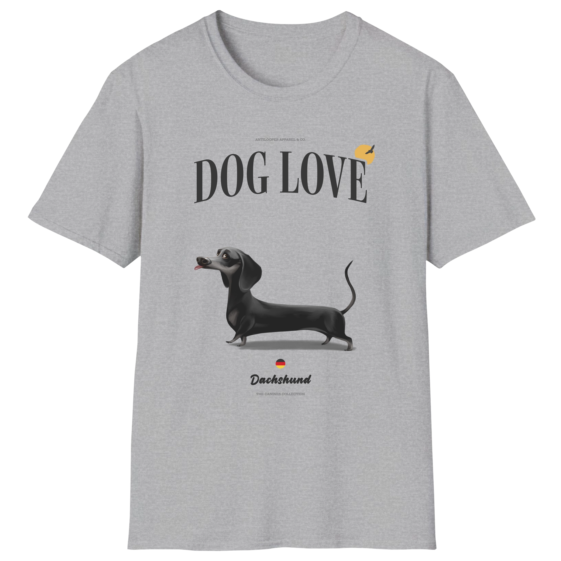flatlay-canines-dachshund-black-short_haired-dog_love-t_shirt-sport_grey
