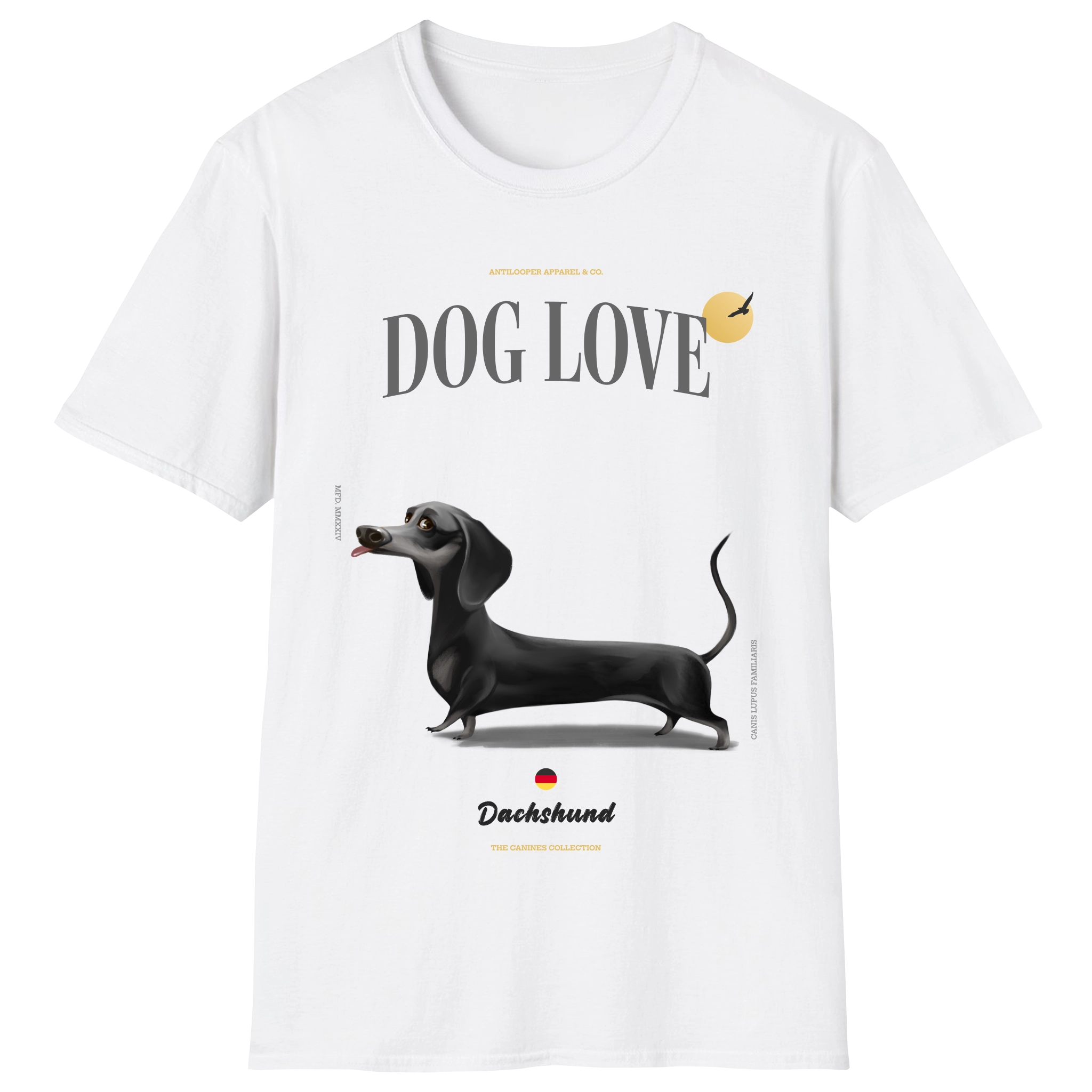 flatlay-canines-dachshund-black-short_haired-white