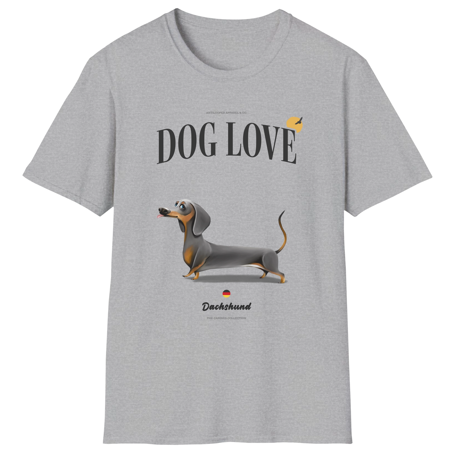 flatlay-canines-dachshund-blue_tan-short_haired-dog_love-t_shirt-sport_grey