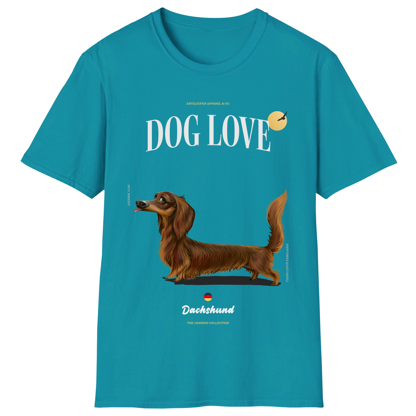 flatlay-canines-dachshund-brown-long_haired-tropical_blue