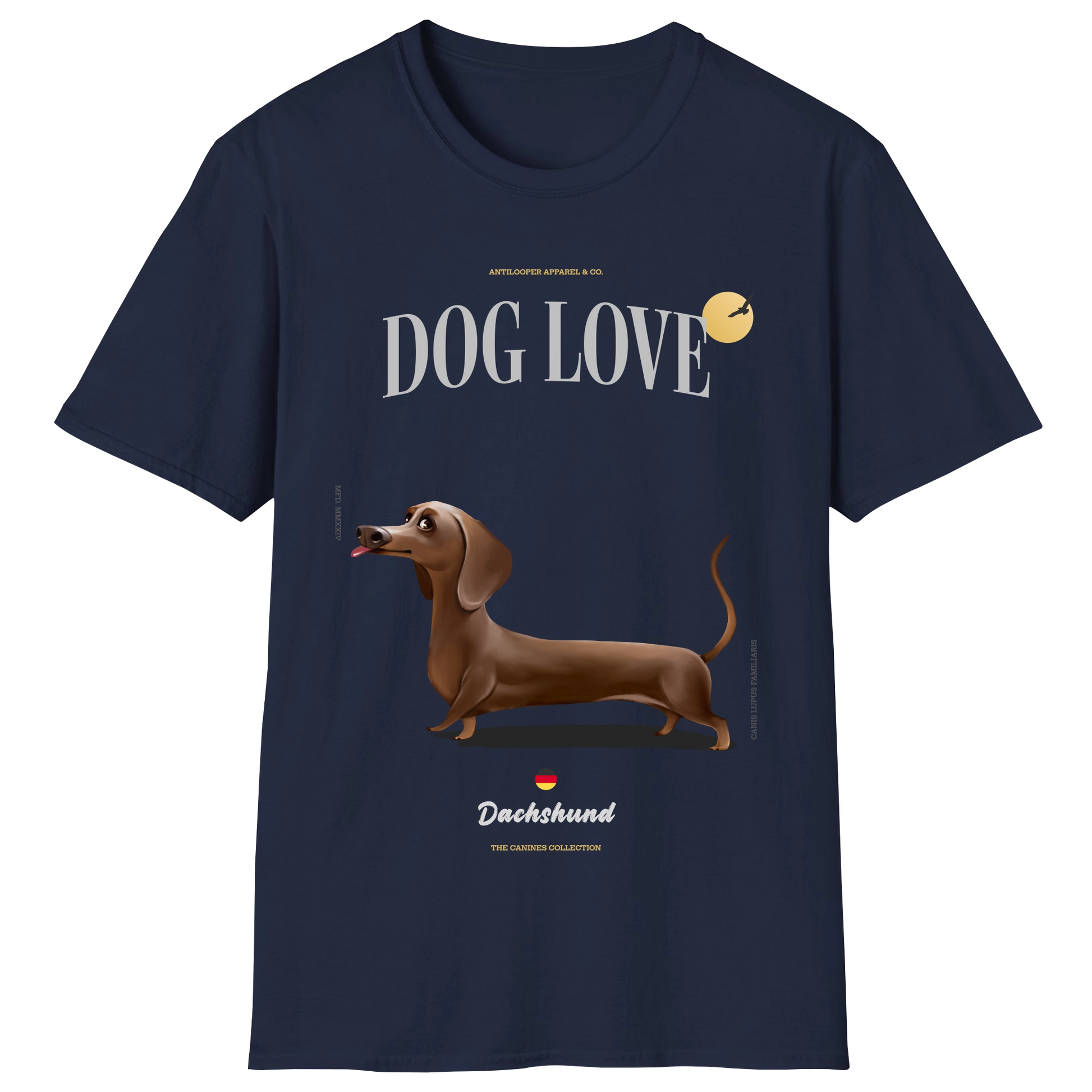 flatlay-canines-dachshund-chocolate-short_haired-navy