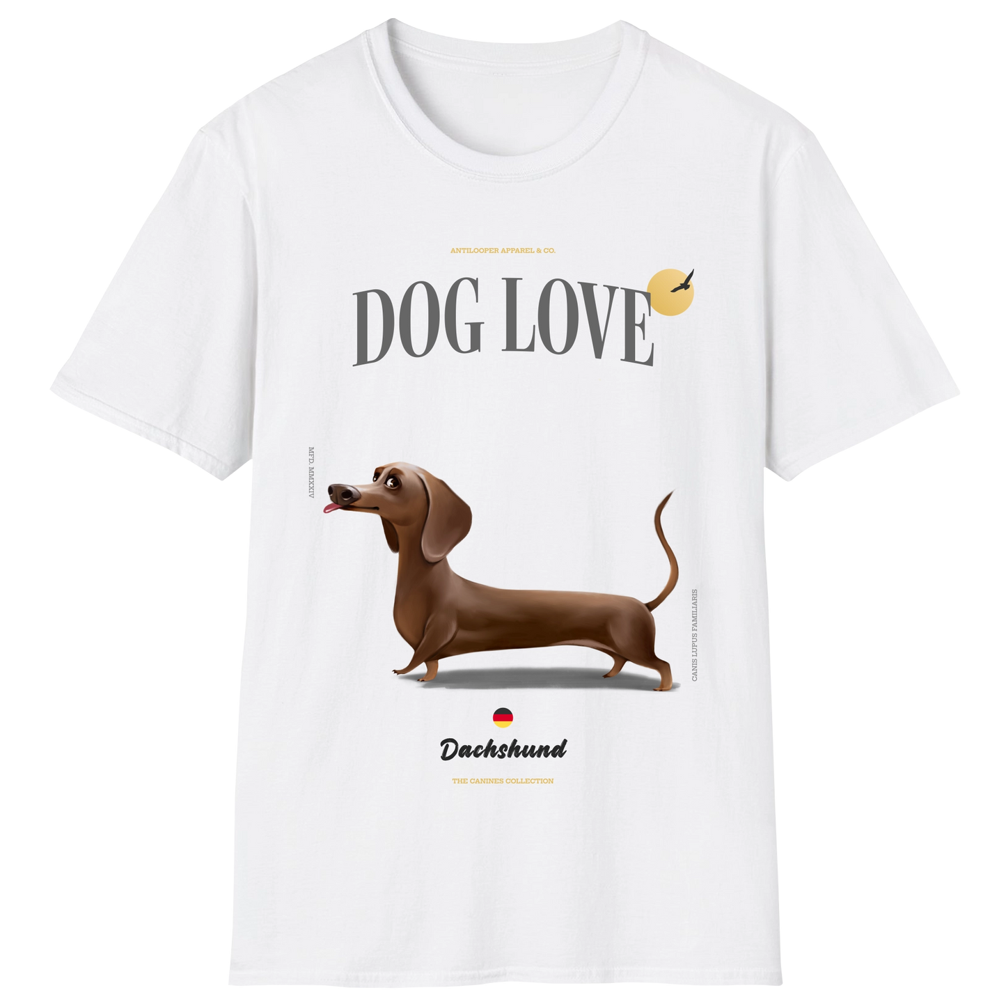 flatlay-canines-dachshund-chocolate-short_haired-white