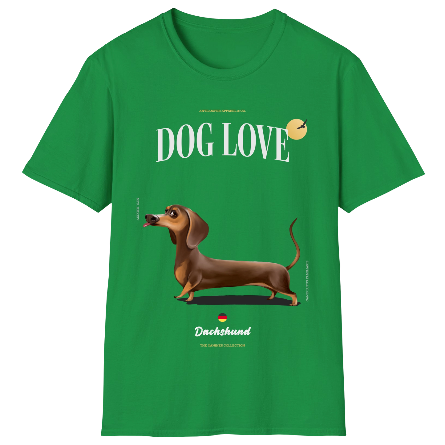 flatlay-canines-dachshund-chocolate_tan-short_haired-irish_green