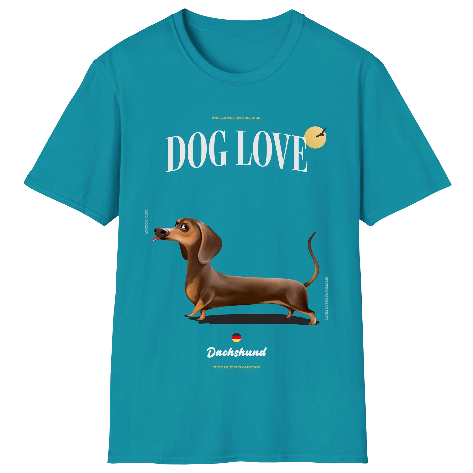 flatlay-canines-dachshund-chocolate_tan-short_haired-tropical_blue