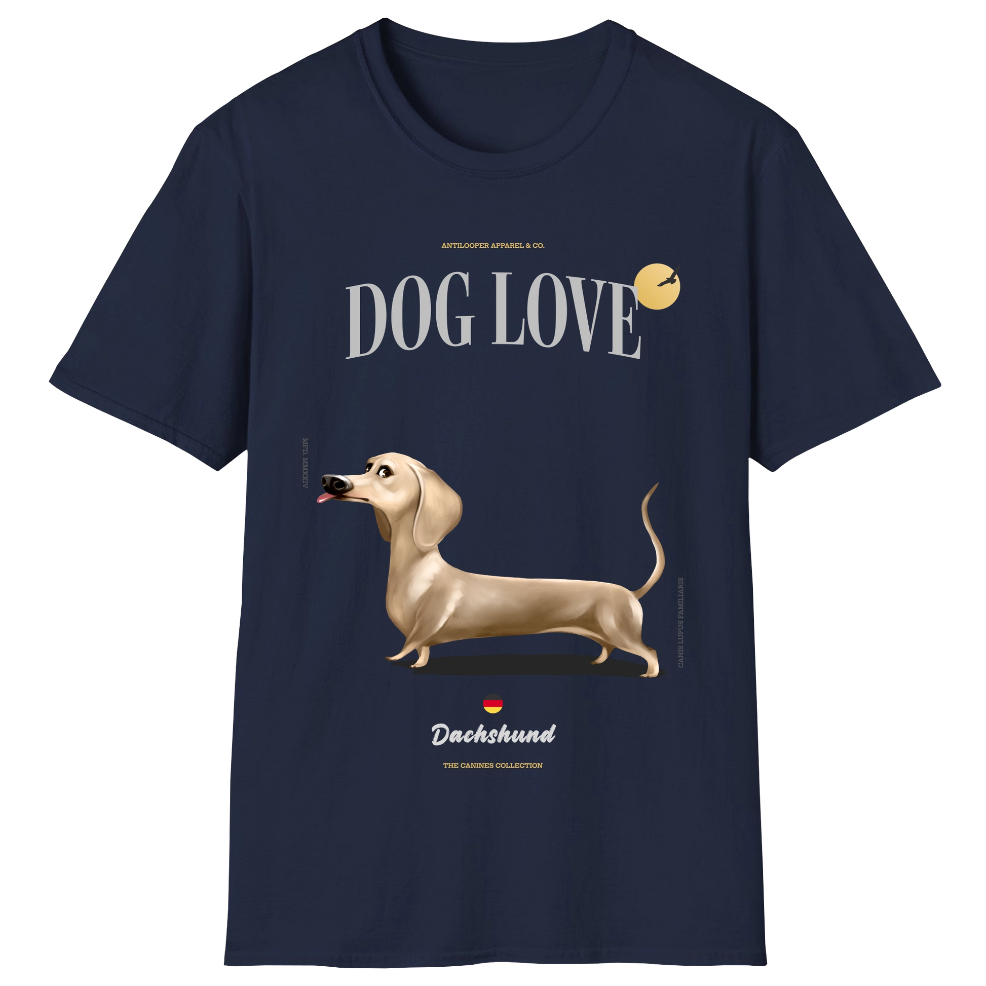 flatlay-canines-dachshund-cream-short_haired-navy